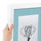 ArtToFrames Collage Photo Picture Frame with 5 - 4x6 inch Openings, Framed in White with Over 62 Mat Color Options and Plexi Glass (CSM-3966-153)